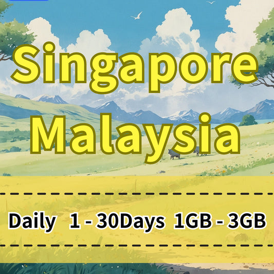 VOYA Singapore & Malaysia eSIM Daily Unlimited Data Plan - 1 Day 1GB