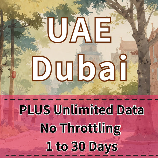 Voya UAE & Dubai Unlimited eSIM - 1 Day