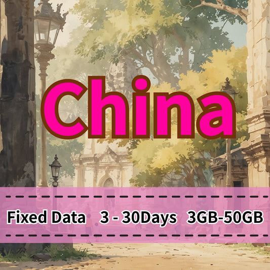 VOYA China eSIM 10GB/30Days Data Plan | Instant Activation - 3 Days 3GB