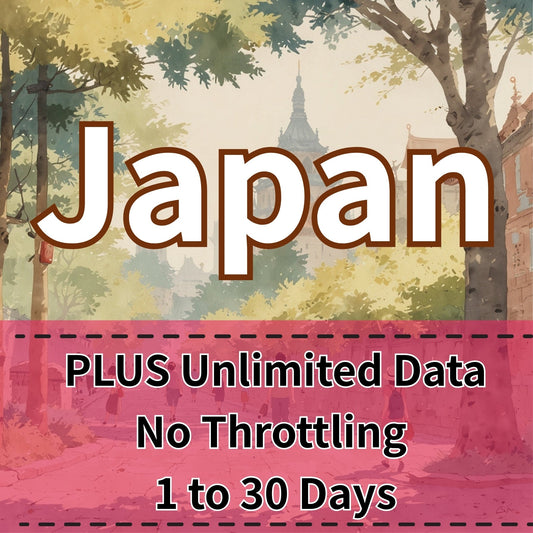 Voya Japan Unlimited eSIM Softbank & KDDI - 1 Day