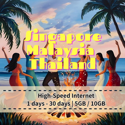 【eSIM】Southeast Asia eSIM | 5G High-Speed Data in Singapore, Malaysia & Indonesia | 1–30 Days | Unlimited High-Speed Before Data Cap, Throttled Speeds After | Seamless Connectivity Across SG-MY-ID