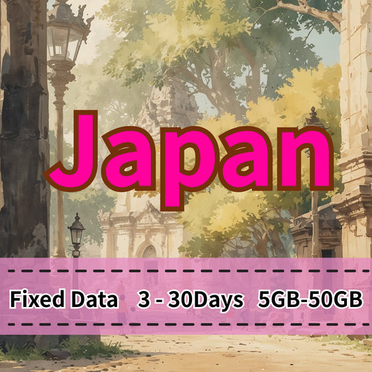 VOYA Japan eSIM 10GB/30Days Data Plan KDDIBSoftbanka Travel SIM - 3 Days 3GB