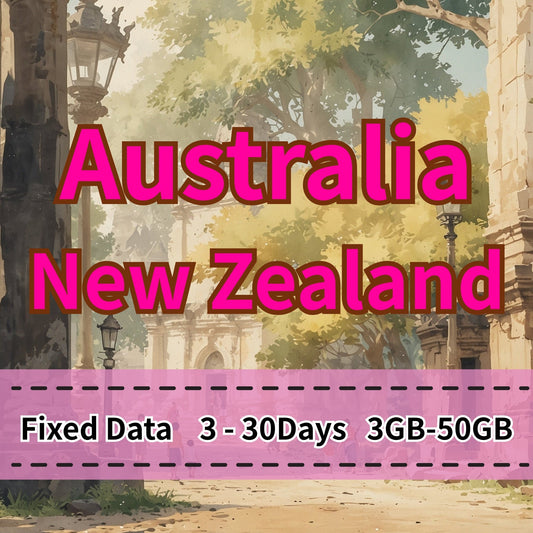 VOYA Australia & New Zealand eSIM 10GB/30Days Data Plan - 3 Days 3GB