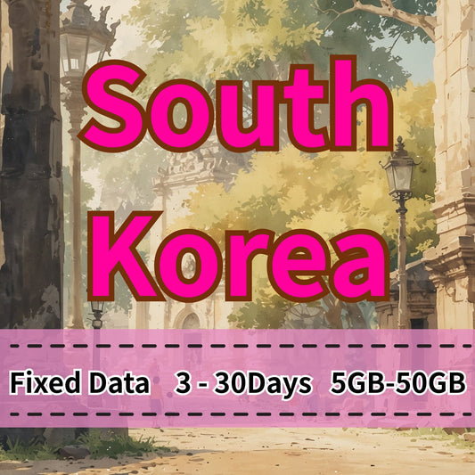 VOYA South Korea eSIM 10GB/30Days Data Plan SKT Travel SIM - 3 Days 5GB