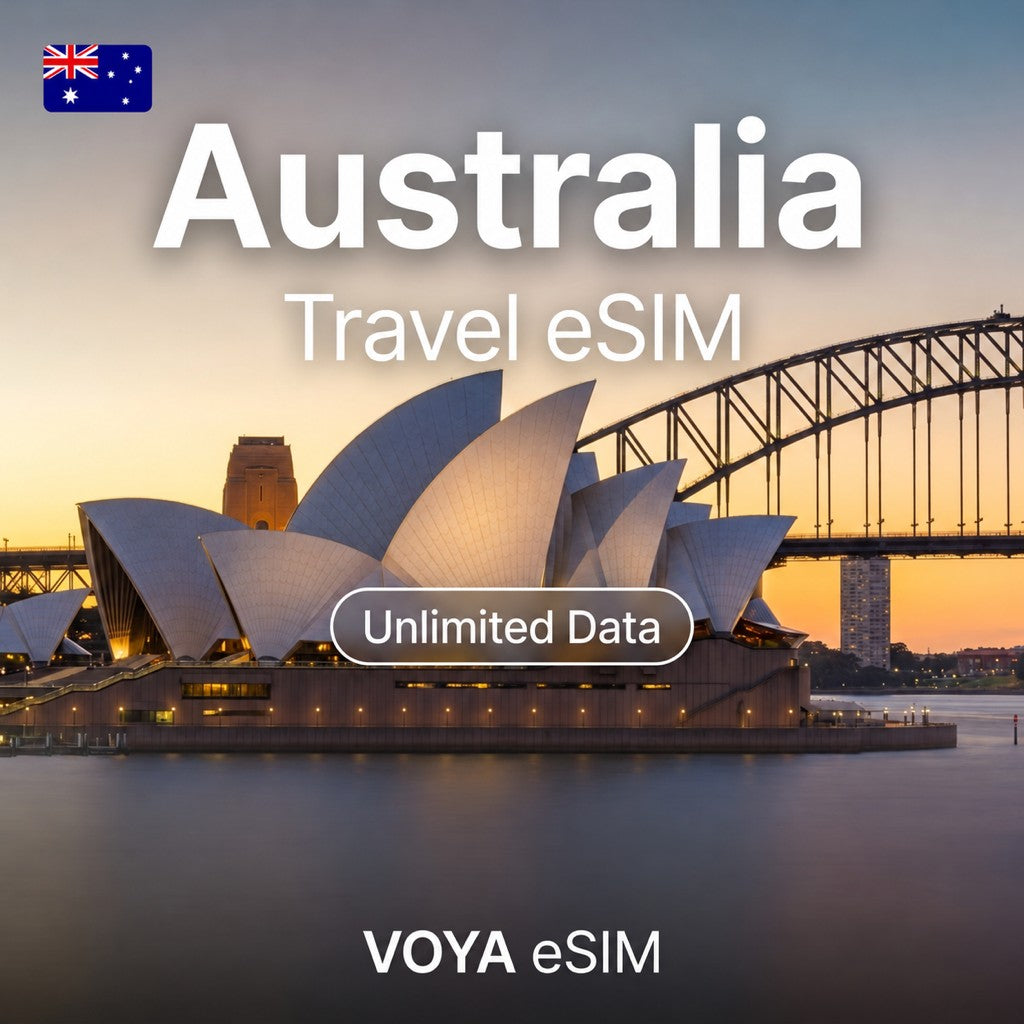 Australia eSIM Daily Unlimited Data Plan | Instant – VOYA eSIM