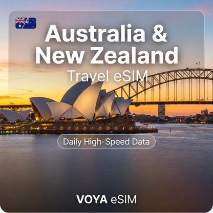 Australia & New Zealand Daily eSIM Optus, Spark Telecom – VOYA eSIM