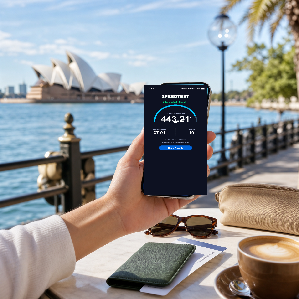 VOYA eSIM speed test - australia-unlimited-esim VOYA-UGC-POS2