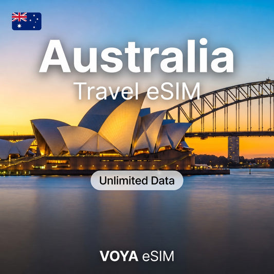 Australia Unlimited eSIM Telstra & Optus – VOYA eSIM