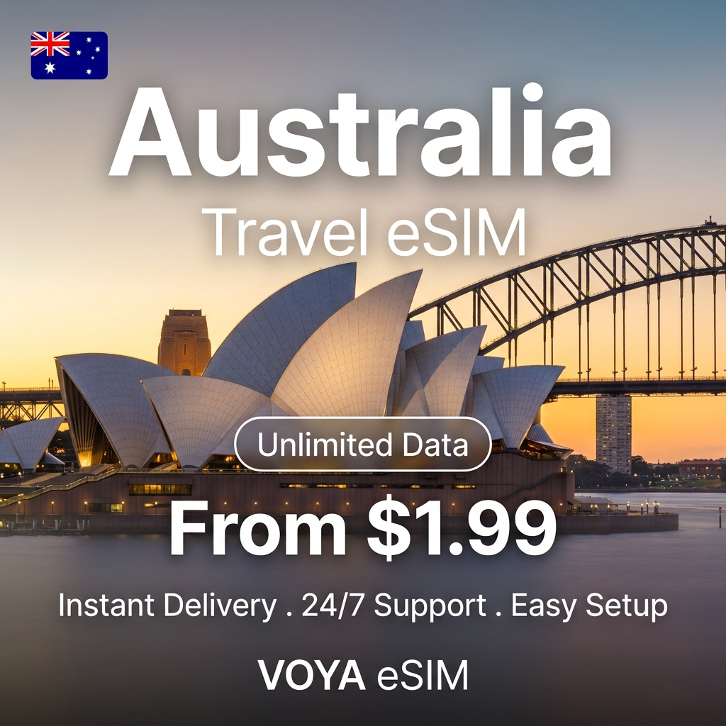 Australia Travel eSIM - VOYA eSIM