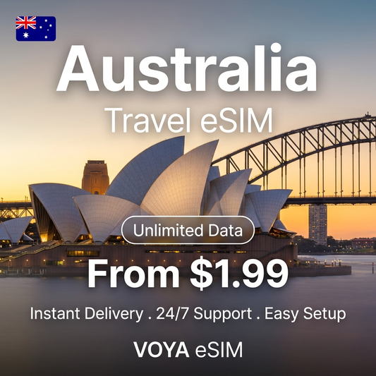 Australia Travel eSIM - VOYA eSIM