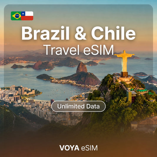 Brazil & Chile eSIM Daily Unlimited Data Plan | movistar – VOYA eSIM