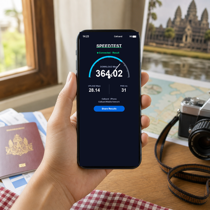 VOYA eSIM speed test - cambodia-esim-daily-unlimited-data-plan-instant-activation VOYA-UGC-POS2