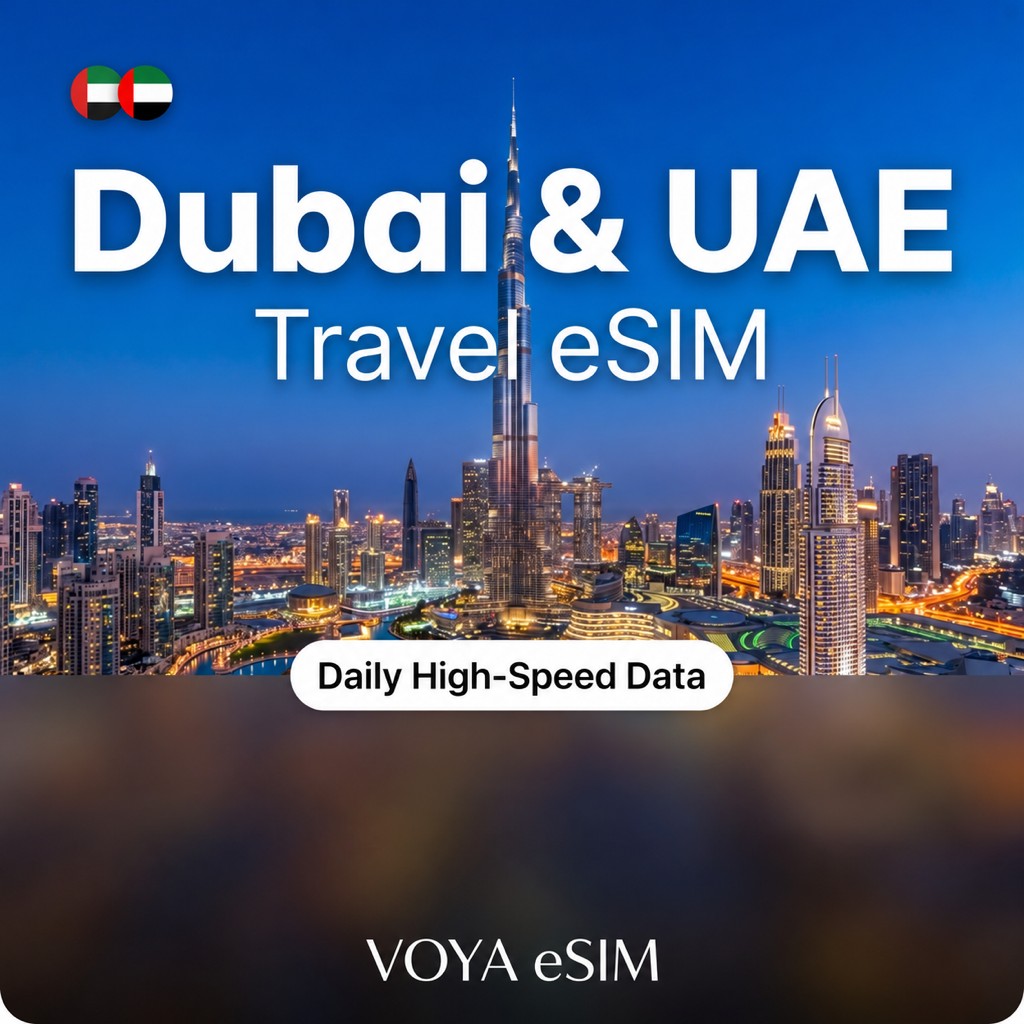 Dubai & UAE Daily eSIM Etisalat Telecom – VOYA eSIM