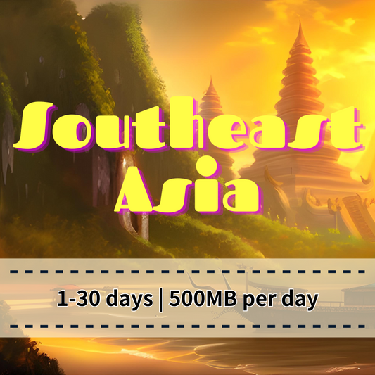 【eSIM】Singapore, Malaysia, Thailand & Indonesia 5G High-Speed Light Unlimited Data Travel seamlessly across Singapore, Malaysia, Indonesia (including Bali), and Thailand with daily 500MB of high-speed data, followed by unlimited usage at reduced speeds