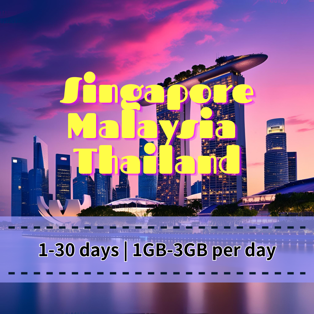 【eSIM】Singapore-Malaysia-Indonesia 5G High-Speed Daily Unlimited Data Plan｜Singapore, Malaysia, Indonesia｜Daily High-Speed Quota with Unlimited Reduced-Speed Usage After Cap｜Seamless Connectivity Across All Regions