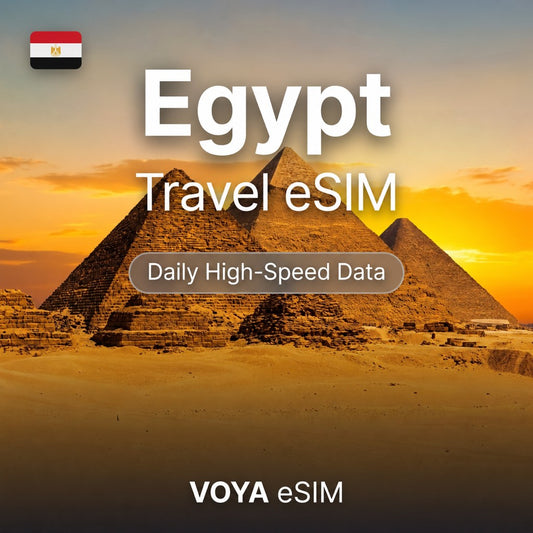 Egypt Daily eSIM Etisalat Telecom 1-30 Days – VOYA eSIM