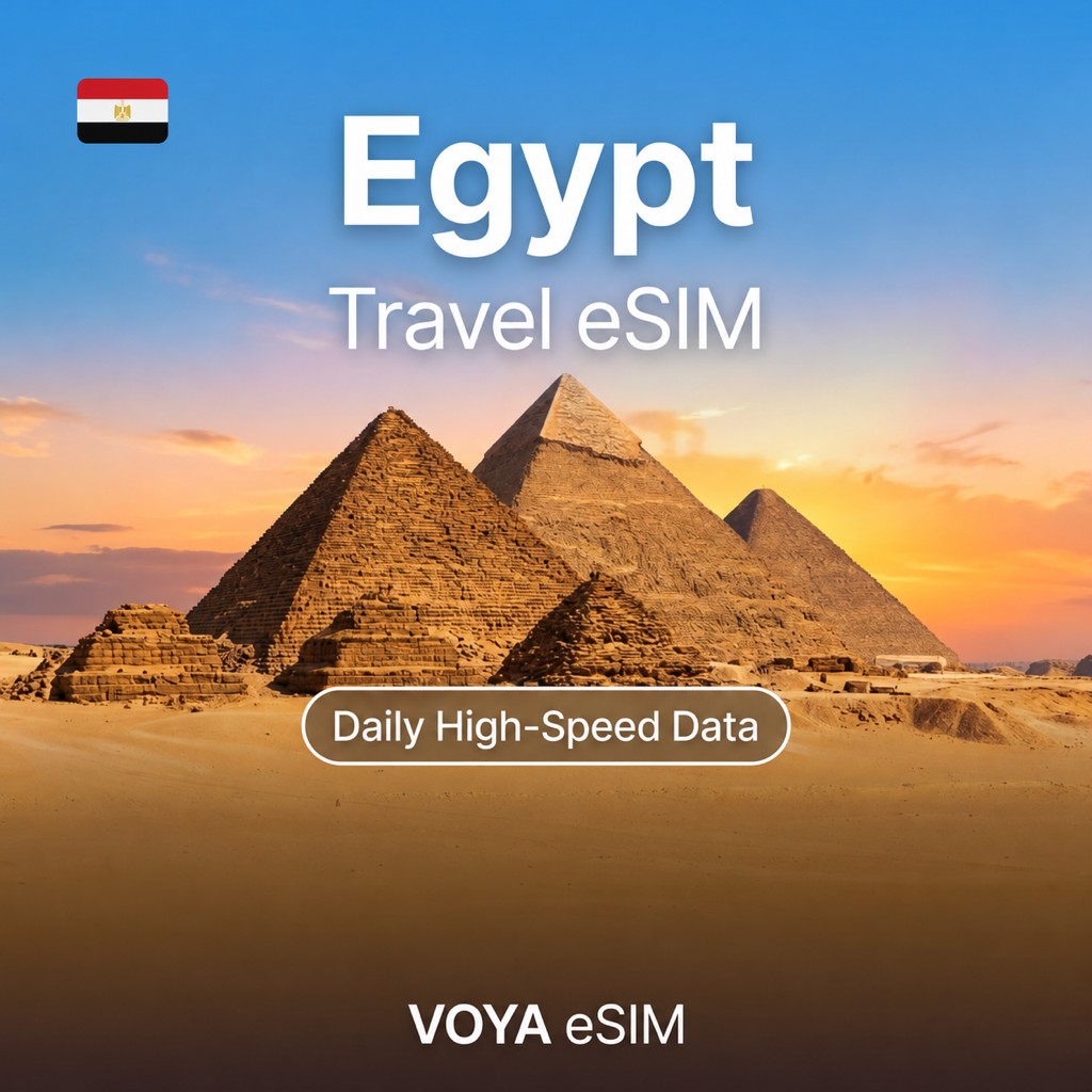 Egypt Daily eSIM Etisalat Telecom 40-90 Days – VOYA eSIM