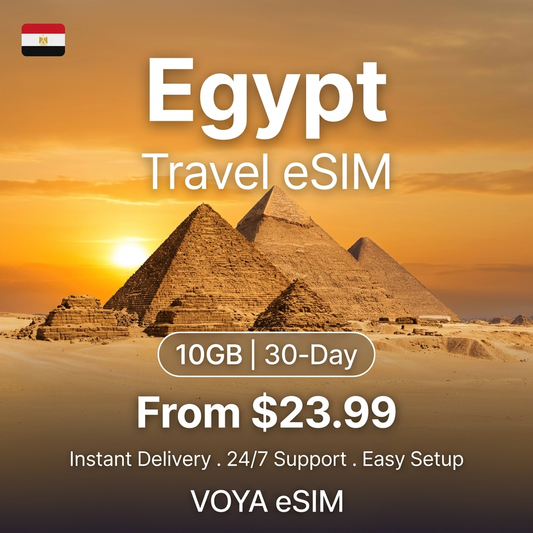 Egypt Travel eSIM - VOYA eSIM