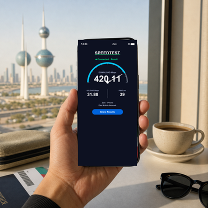VOYA eSIM speed test - esim-kuwait VOYA-UGC-POS2