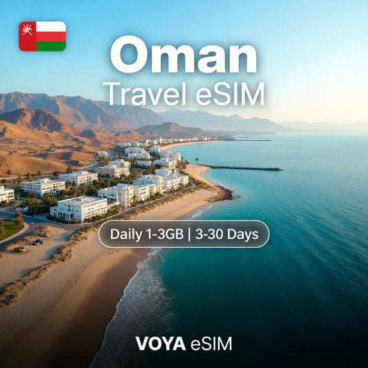 Oman Data Plan | Daily 1-3GB | Instant Activation | 3-30 Days – VOYA eSIM
