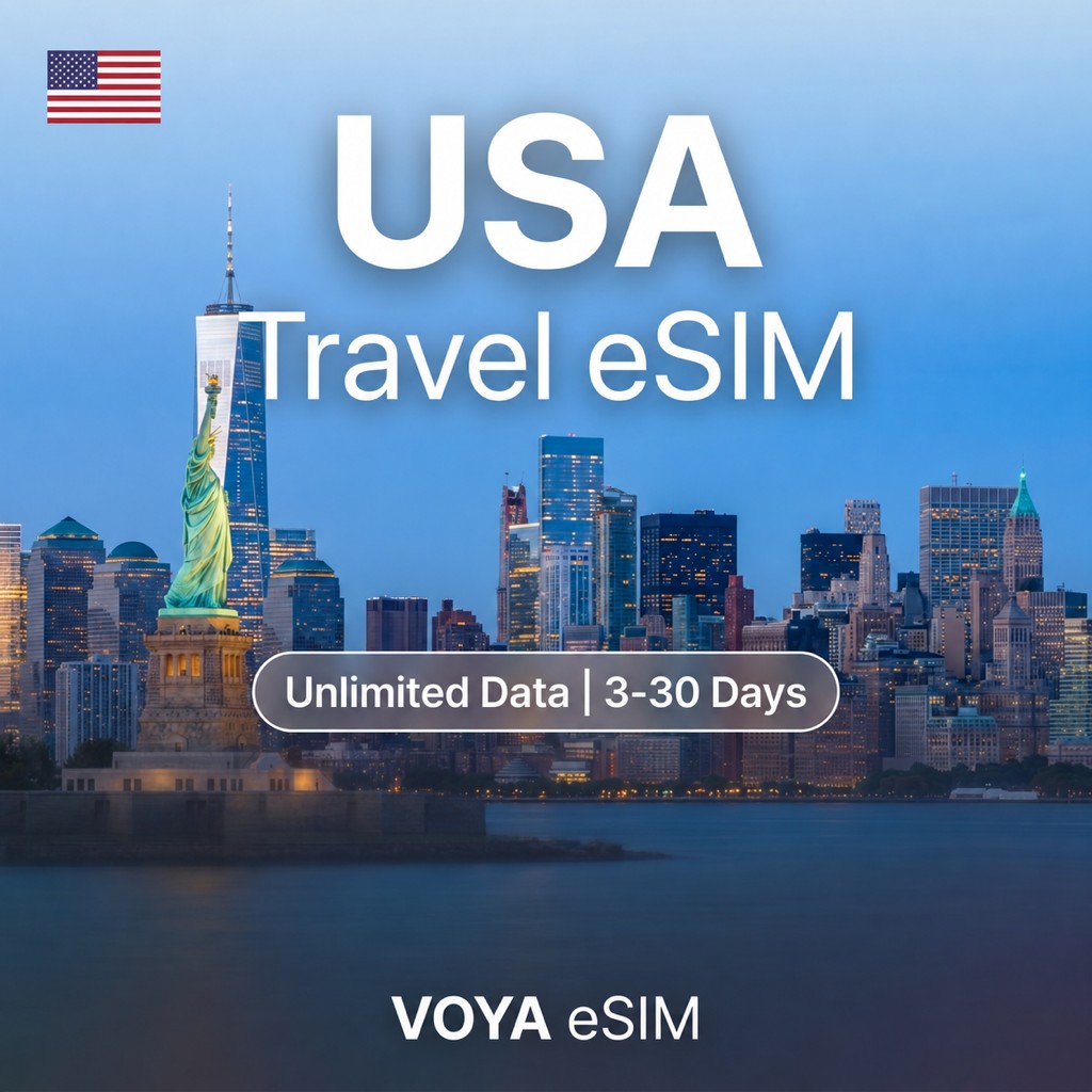 USA eSIM - USA+Canada+Mexico | Unlimited Data / 3~30 Days – VOYA eSIM
