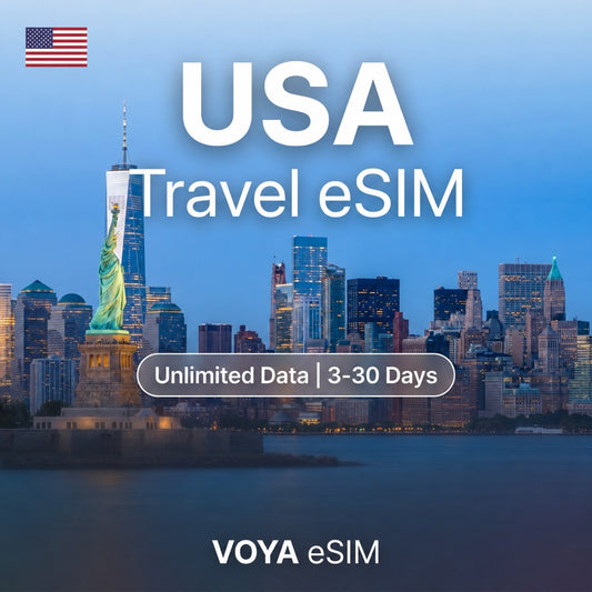 USA eSIM - USA+Canada+Mexico | Unlimited Data / 3~30 Days – VOYA eSIM