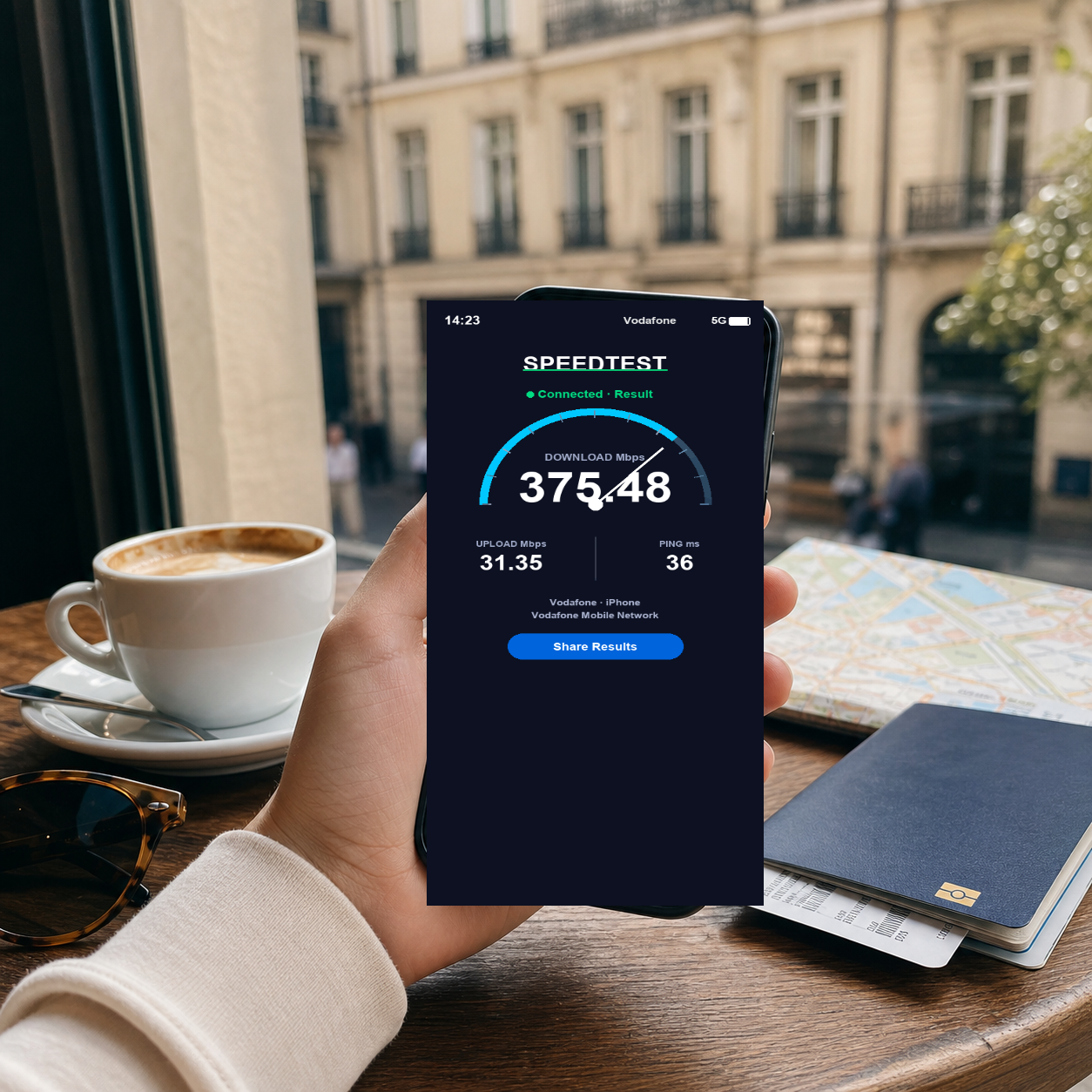 VOYA eSIM speed test - europe-esim-fixed-data-plan VOYA-UGC-POS2
