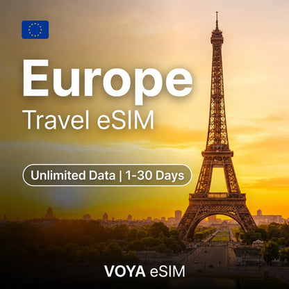 Europe eSIM - Unlimited Data / 1~30 Days – VOYA eSIM
