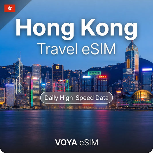 Hong Kong eSIM - 3GB~50GB Daily / 3~30 Days – VOYA eSIM