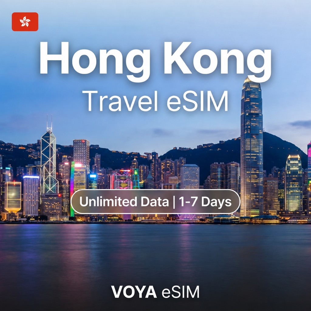 Hong Kong eSIM - Unlimited Data / 1~7 Days – VOYA eSIM