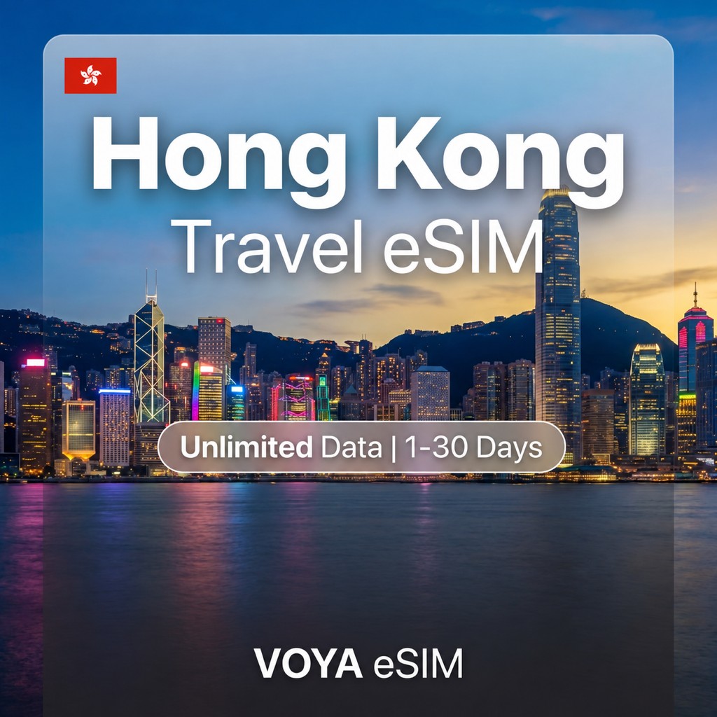 Hong Kong eSIM - +Macau | Unlimited Data / 1~30 Days – VOYA eSIM