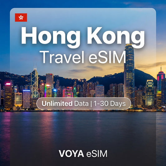 Hong Kong eSIM - +Macau | Unlimited Data / 1~30 Days – VOYA eSIM