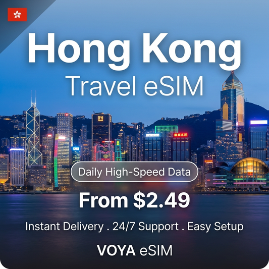 Hong Kong Travel eSIM - VOYA eSIM