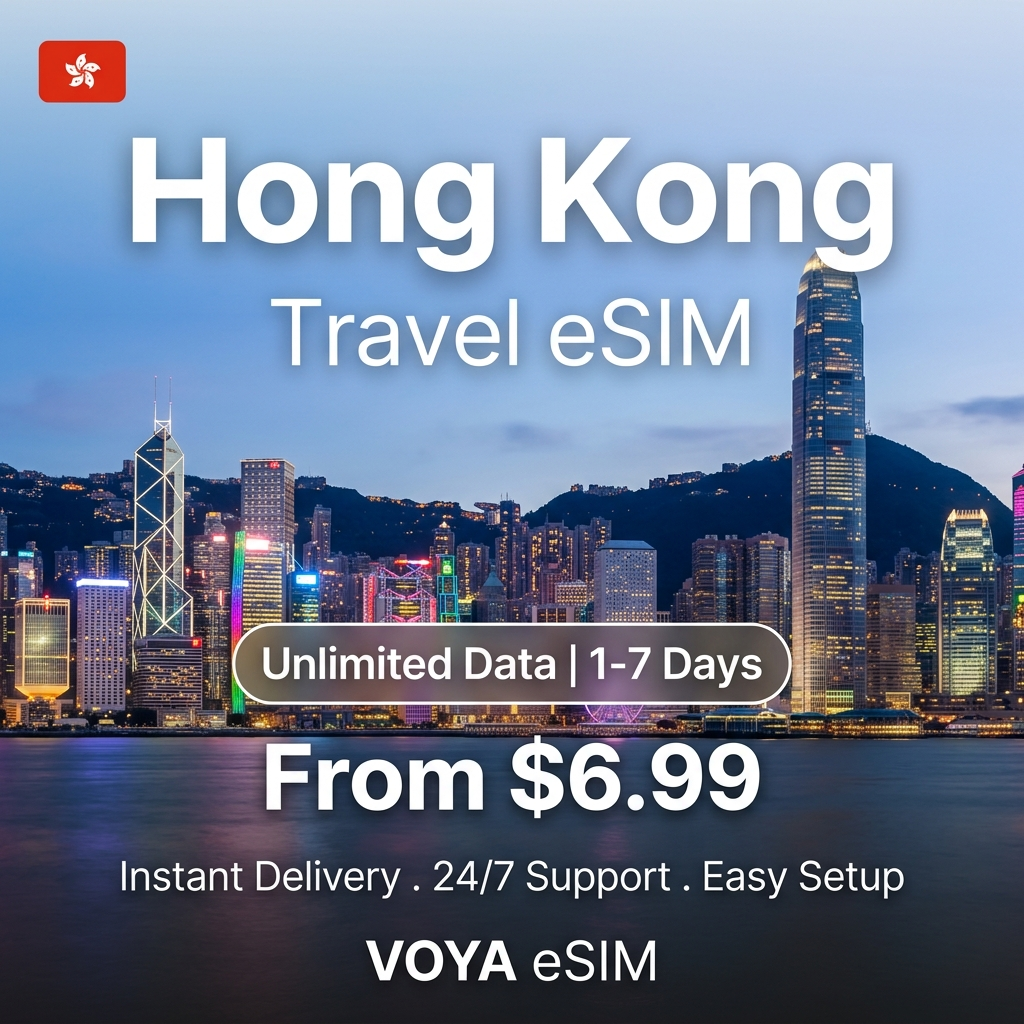 Hong Kong Travel eSIM - VOYA eSIM