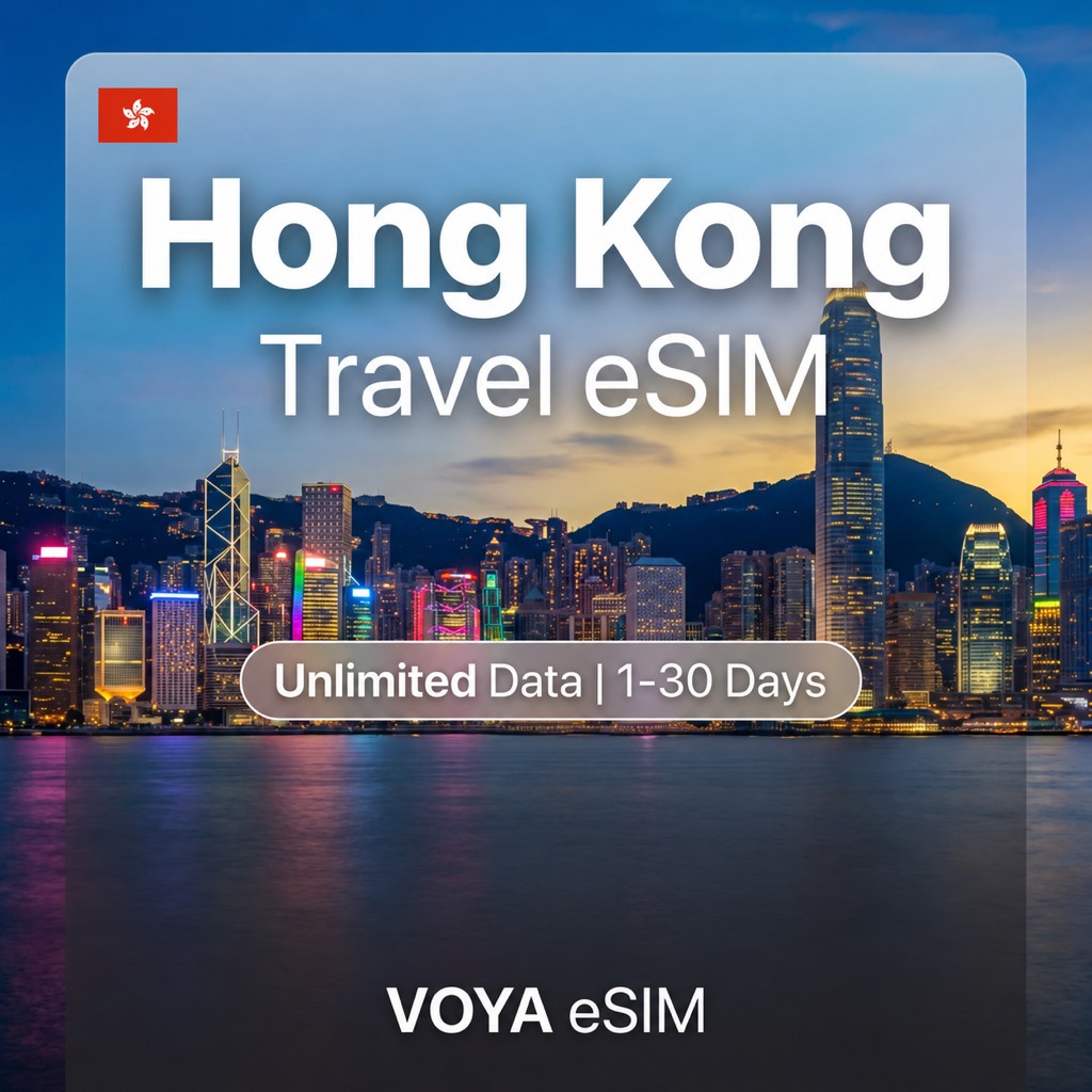 Hong Kong eSIM - Standard | Unlimited Data / 1~30 Days – VOYA eSIM