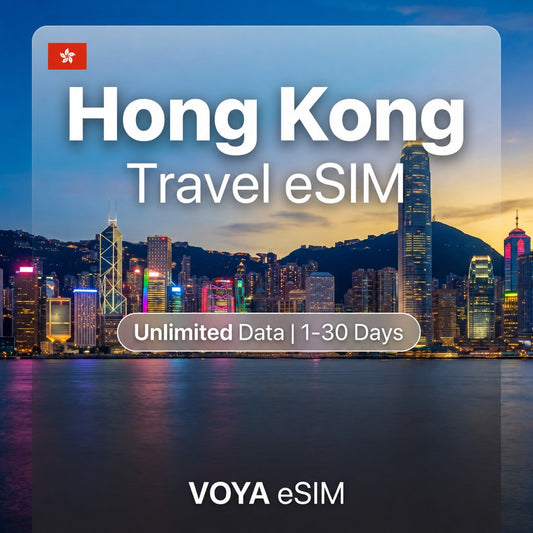 Hong Kong eSIM - Standard | Unlimited Data / 1~30 Days – VOYA eSIM
