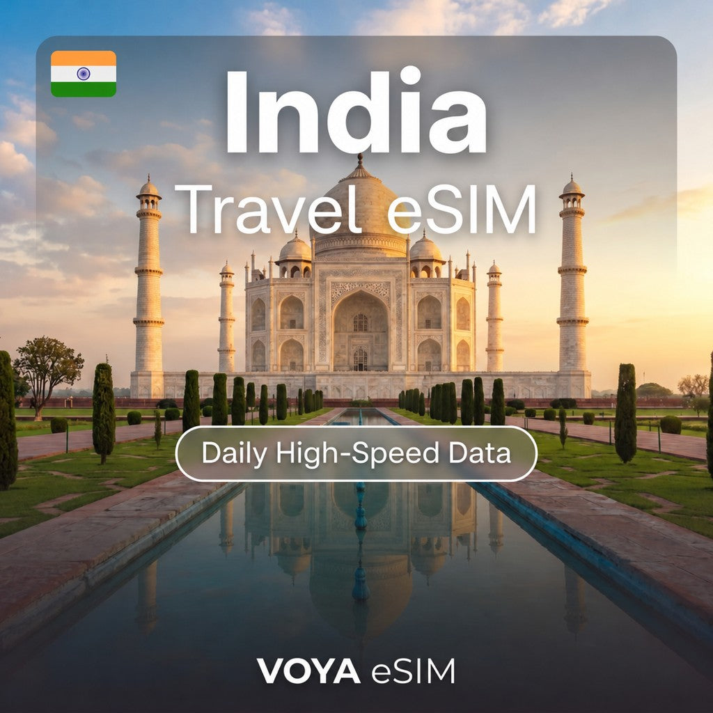 India eSIM - 3GB~20GB Daily / 3~30 Days | Vodafone – VOYA eSIM