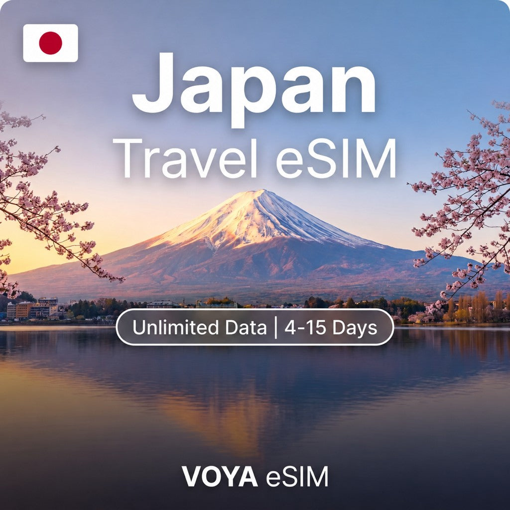 Japan eSIM - Unlimited Data / 4~15 Days – VOYA eSIM