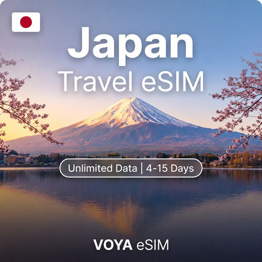 Japan eSIM - Unlimited Data / 4~15 Days – VOYA eSIM