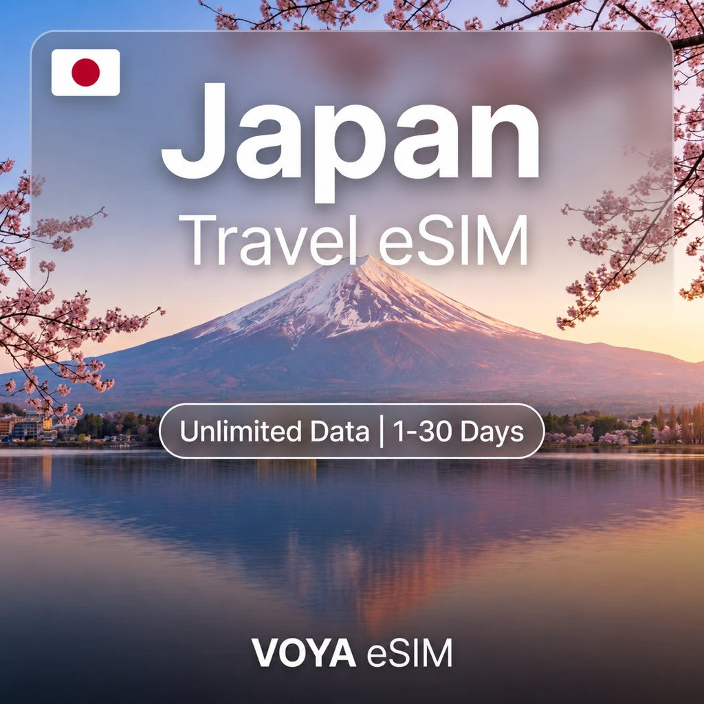 Japan eSIM - Daily 1GB | Unlimited Data / 1~30 Days – VOYA eSIM