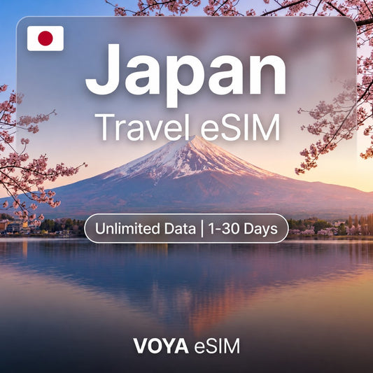 Japan eSIM - Daily 1GB | Unlimited Data / 1~30 Days – VOYA eSIM