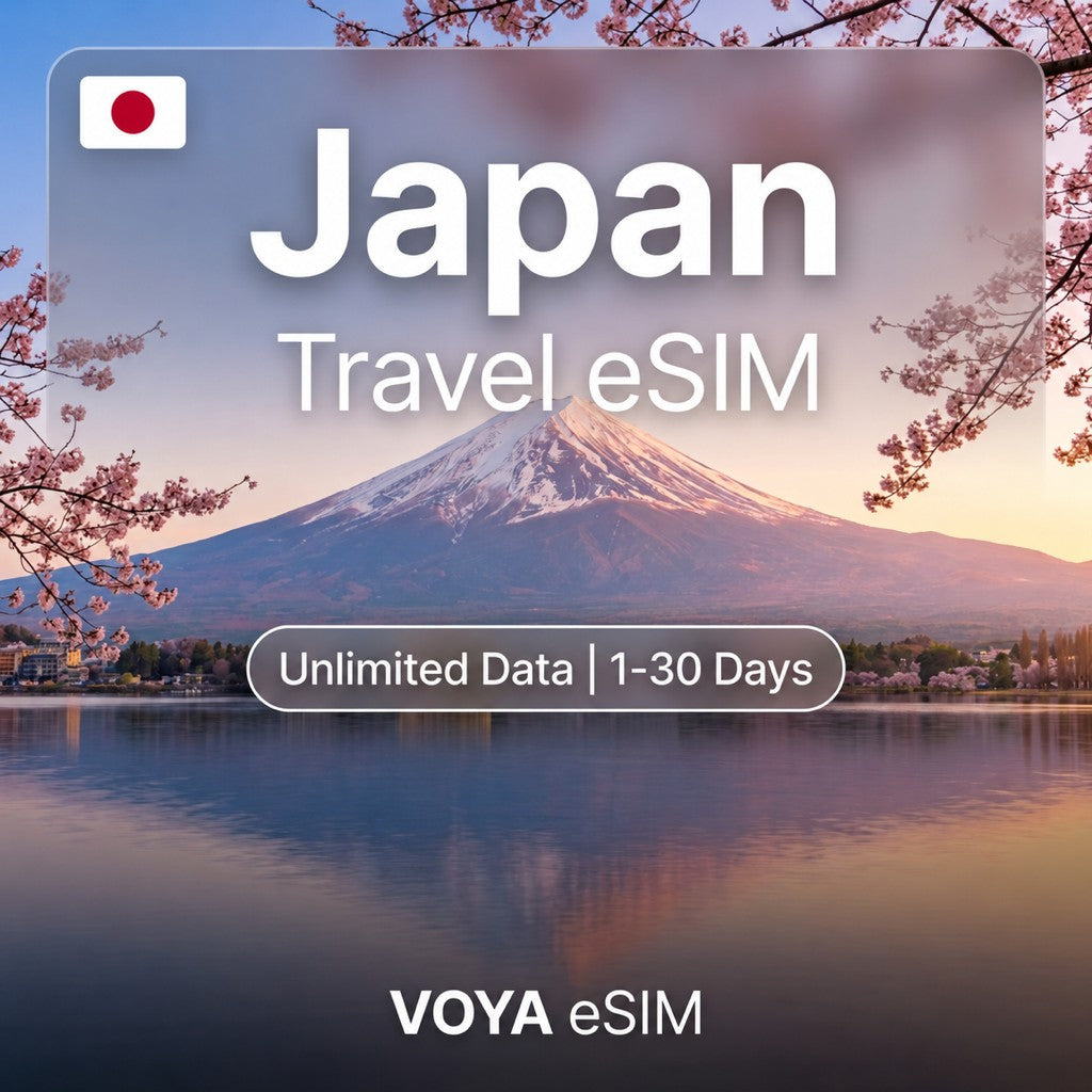 Japan eSIM - Unlimited Data / 1~30 Days – VOYA eSIM