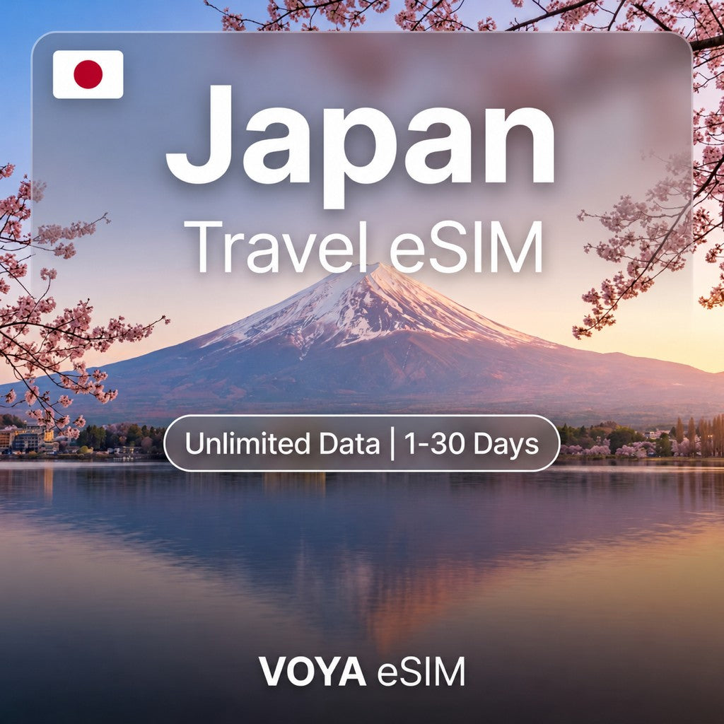 Japan eSIM - PLUS | Standard | Unlimited Data / 1~30 Days – VOYA eSIM
