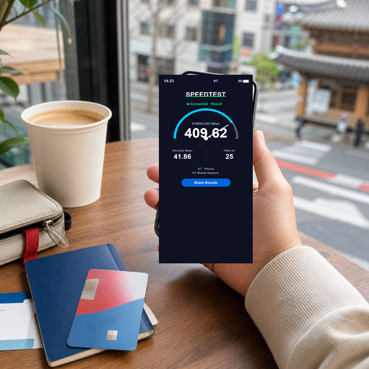 VOYA eSIM speed test - korea-unlimited-5g-esim VOYA-UGC-POS2