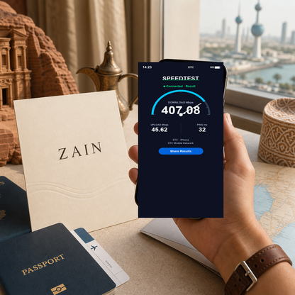 VOYA eSIM speed test - kuwait-jordan-oman-esim-10gb30days-data-zain-letter VOYA-UGC-POS2
