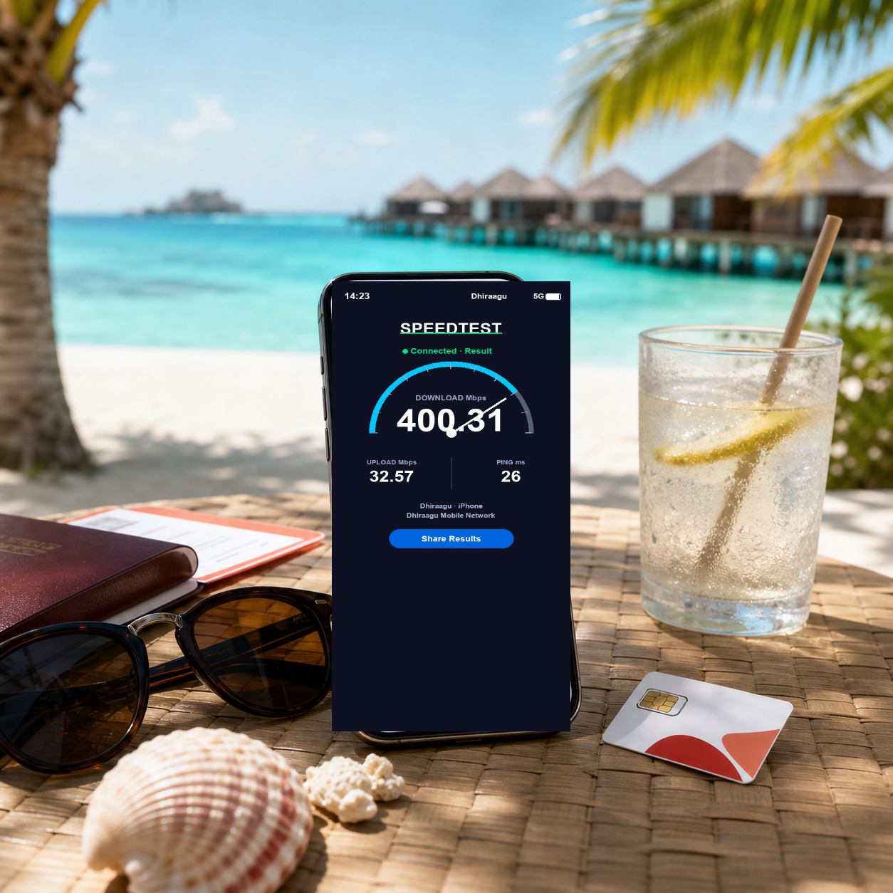 VOYA eSIM speed test - maldives-15days-unlimited-esim-dhiraagu VOYA-UGC-POS2