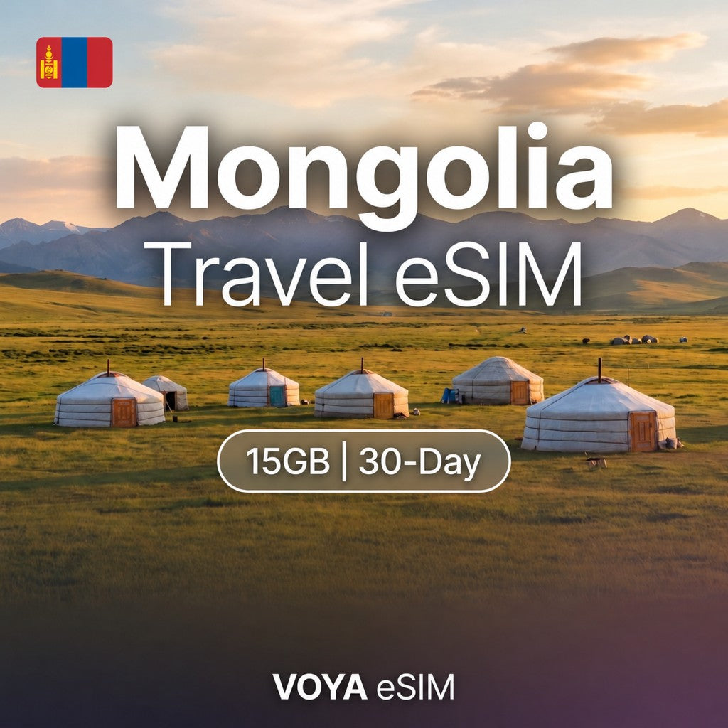Mongolia eSIM 15GB/30Days Data Plan | Unitel – VOYA eSIM