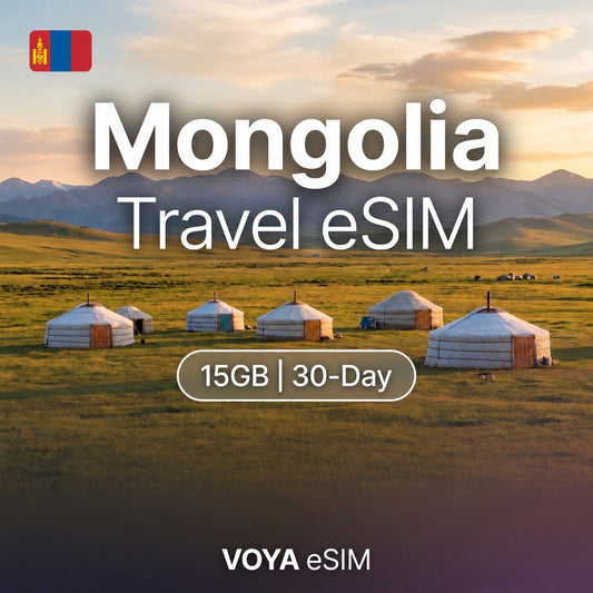 Mongolia eSIM 15GB/30Days Data Plan | Unitel – VOYA eSIM