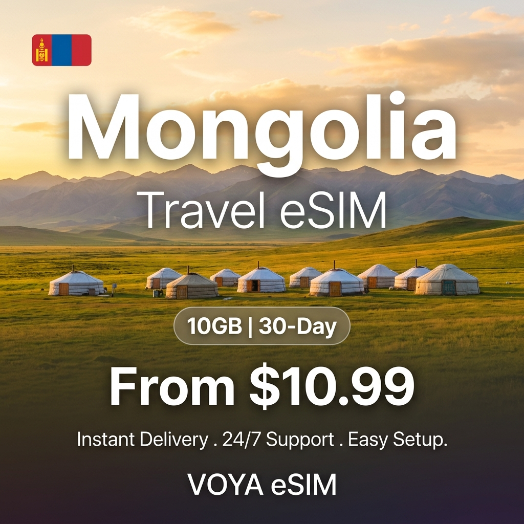 Mongolia Travel eSIM - VOYA eSIM