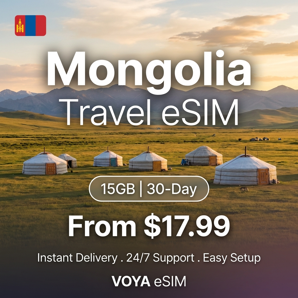 Mongolia Travel eSIM - VOYA eSIM